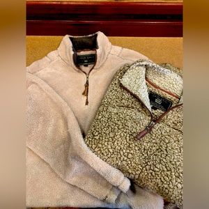 His/Hers/Unisex/Theirs- True Grit Pull Overs - Darker on (Large) Lighter (Small)